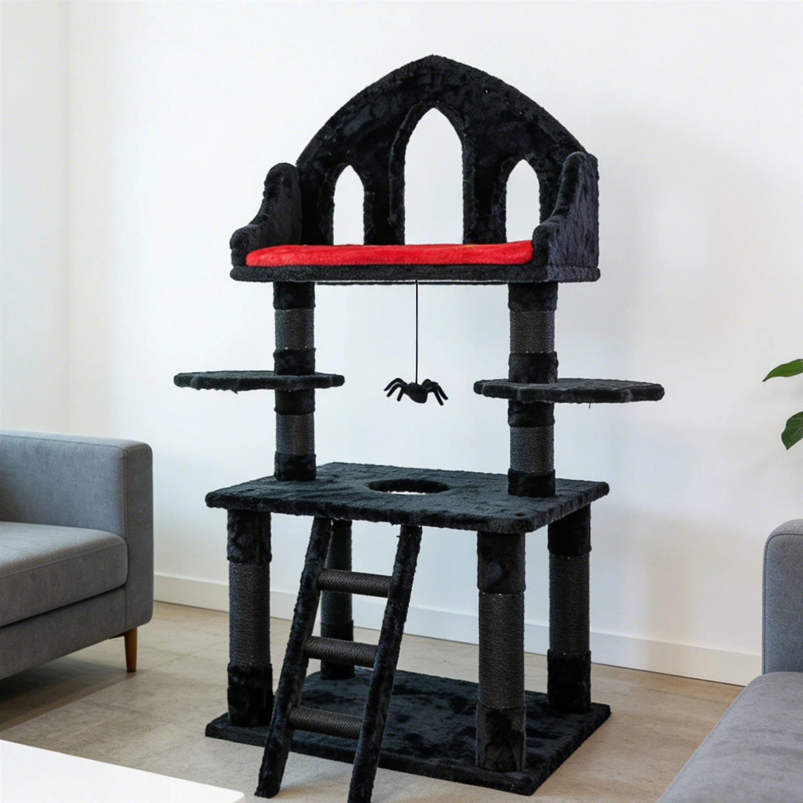 Black Modern Cat Tree